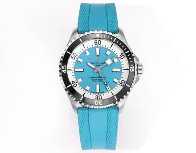 GR Factory Breitling 42MM in Diameter Sapphire Glass Mechanical Movement Sky Blue Watch breitling chronometre superocean edition speciale etanche 200m